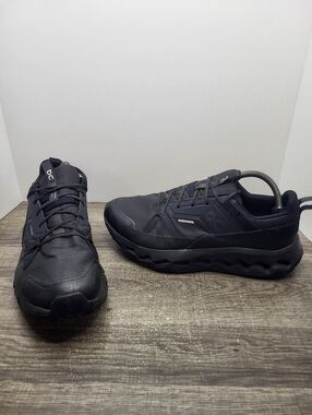 On Cloud Cloudhorizon Waterproof WP Mens US 9.5 Black Horizon Running Shoes